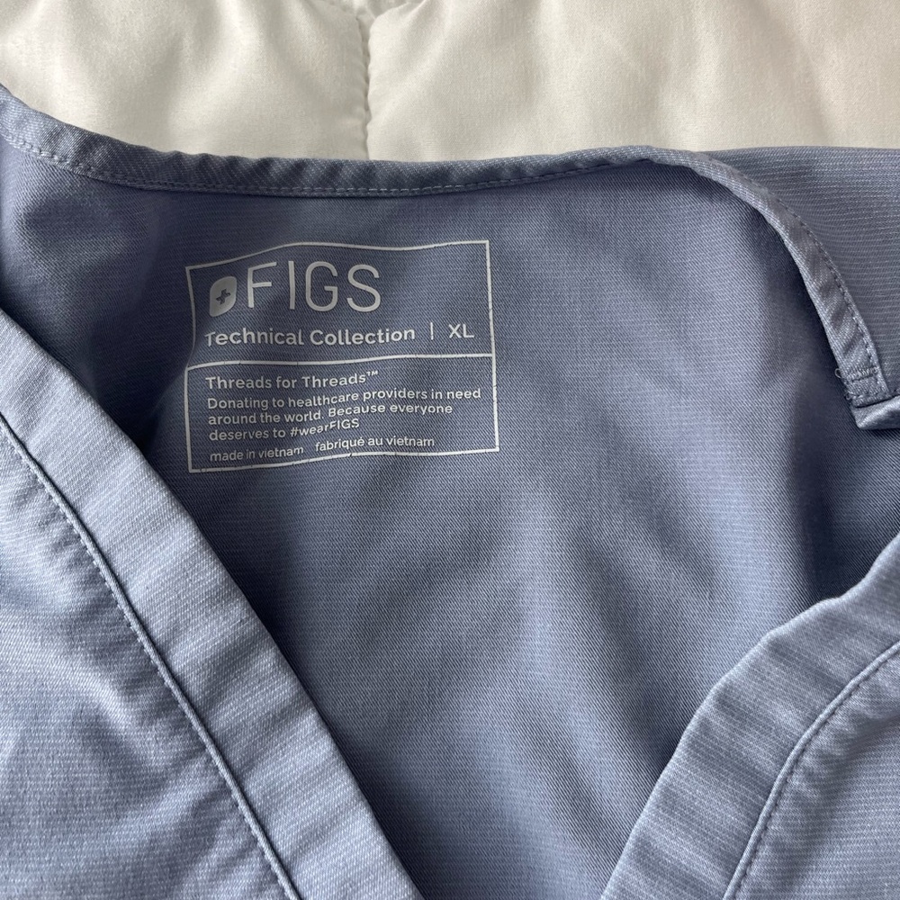 Figs Technical Collection in Soft Blue - Picture 3 of 9
